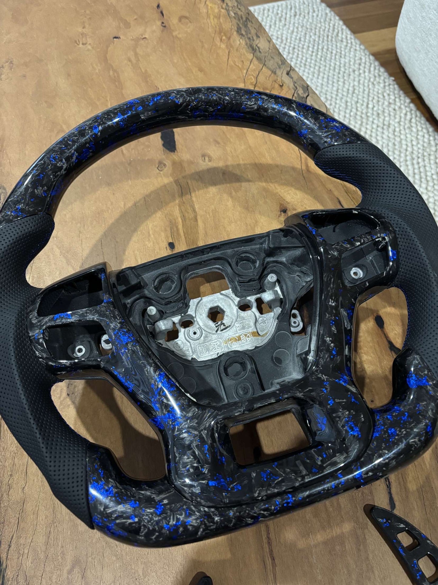 Ford Px2/3 Ranger Blue Forged Carbon Steering Wheel