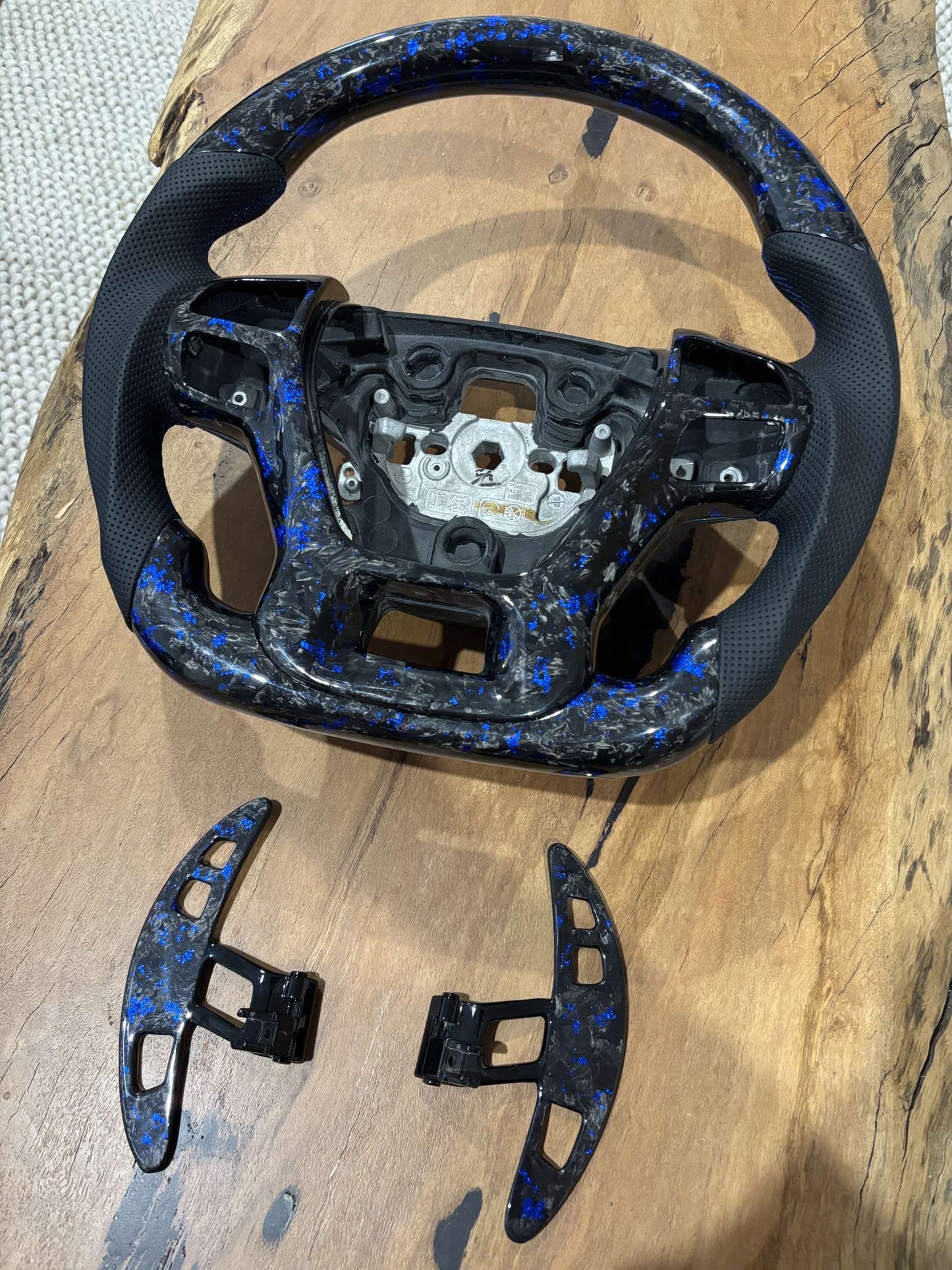 Ford Px2/3 Ranger Blue Forged Carbon Steering Wheel