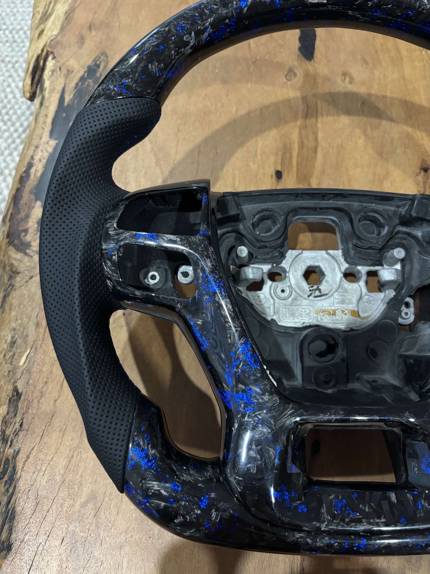 Ford Px2/3 Ranger Blue Forged Carbon Steering Wheel