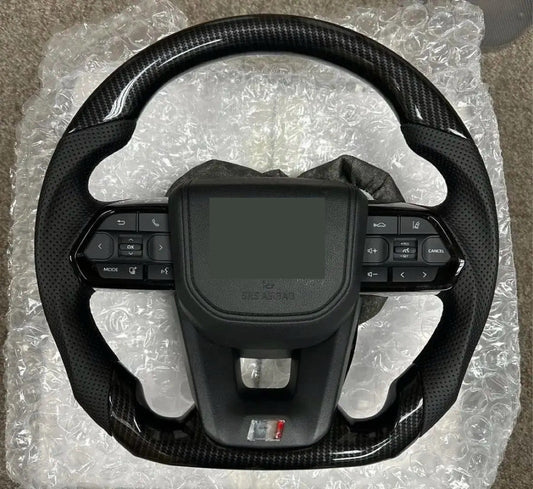 Toyota Land Cruiser 300series Carbon Steering Wheel suits all Toyotas