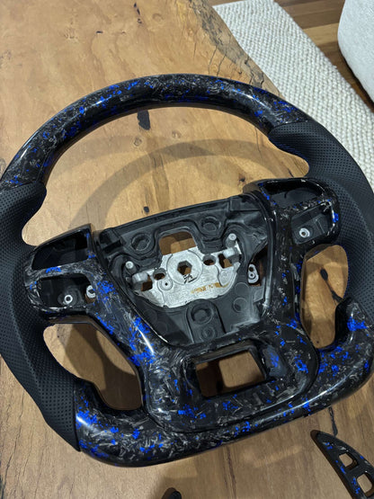 Ford Px2/3 Ranger Blue Forged Carbon Steering Wheel