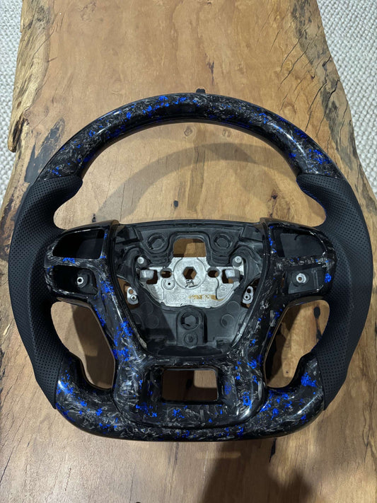 Ford Px2/3 Ranger Blue Forged Carbon Steering Wheel