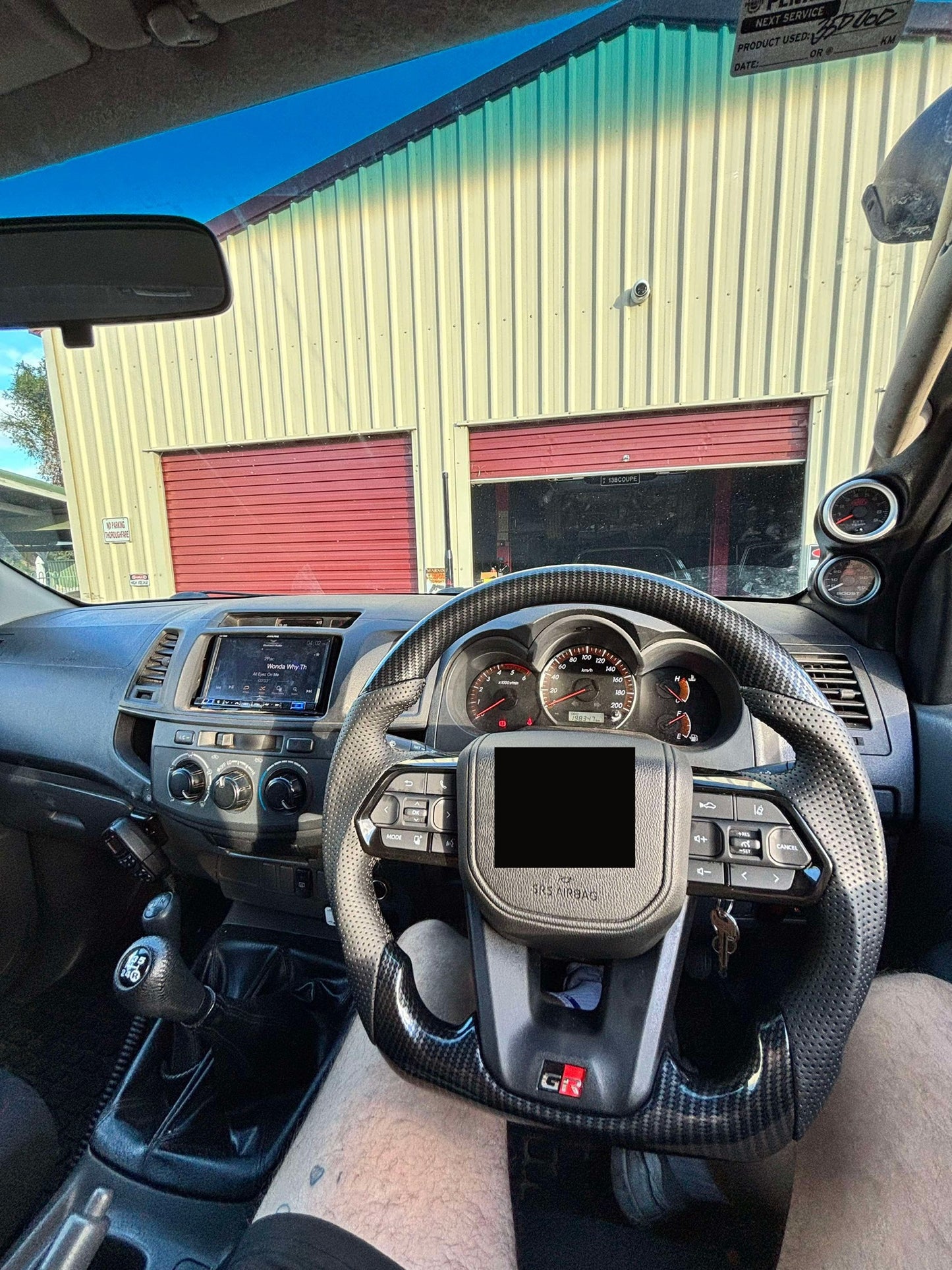 Toyota Land Cruiser 300series Carbon Steering Wheel suits all Toyotas