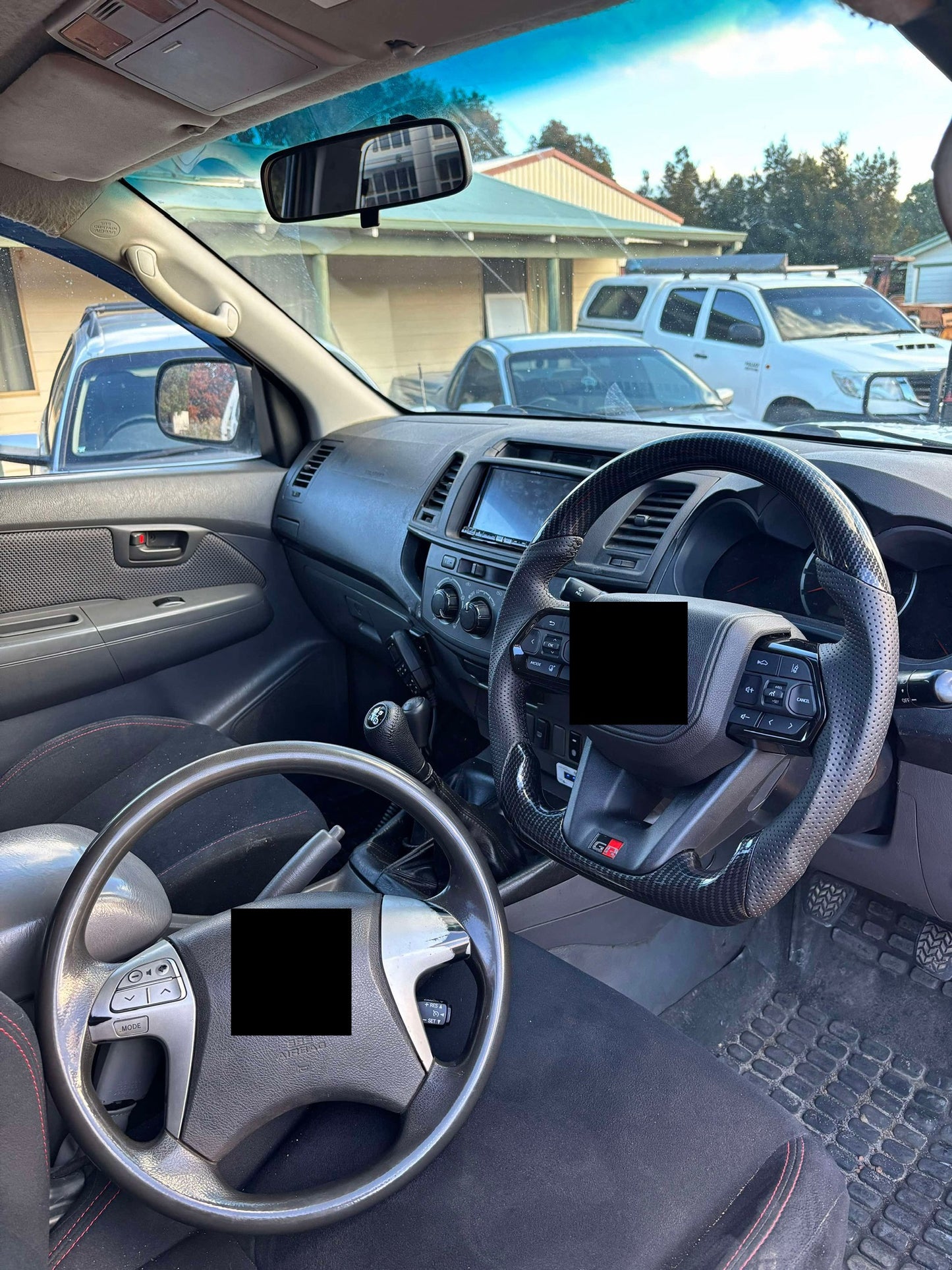 Toyota Land Cruiser 300series Carbon Steering Wheel suits all Toyotas