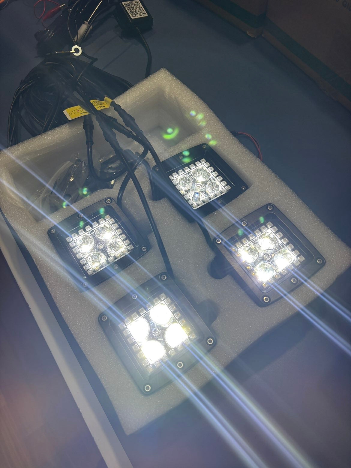 12V RGBW Party Lights – Plug & Play LED System for 4WD, Marine & Camping