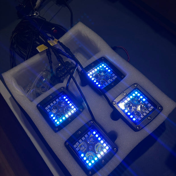 12V RGBW Party Lights – Plug & Play LED System for 4WD, Marine & Camping