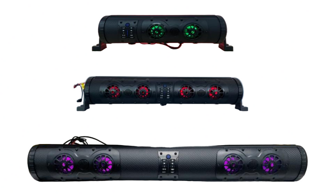 12V RGB Sound/Speaker Bar IP66 Waterproof