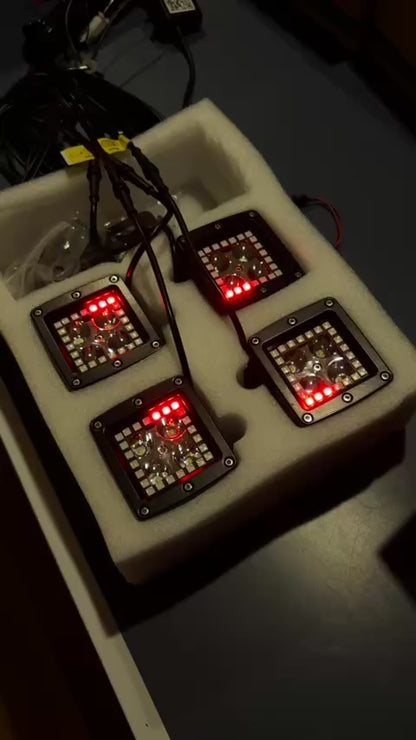 12V RGBW Party Lights – Plug & Play LED System for 4WD, Marine & Camping